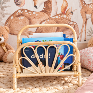 porte-livres rotin